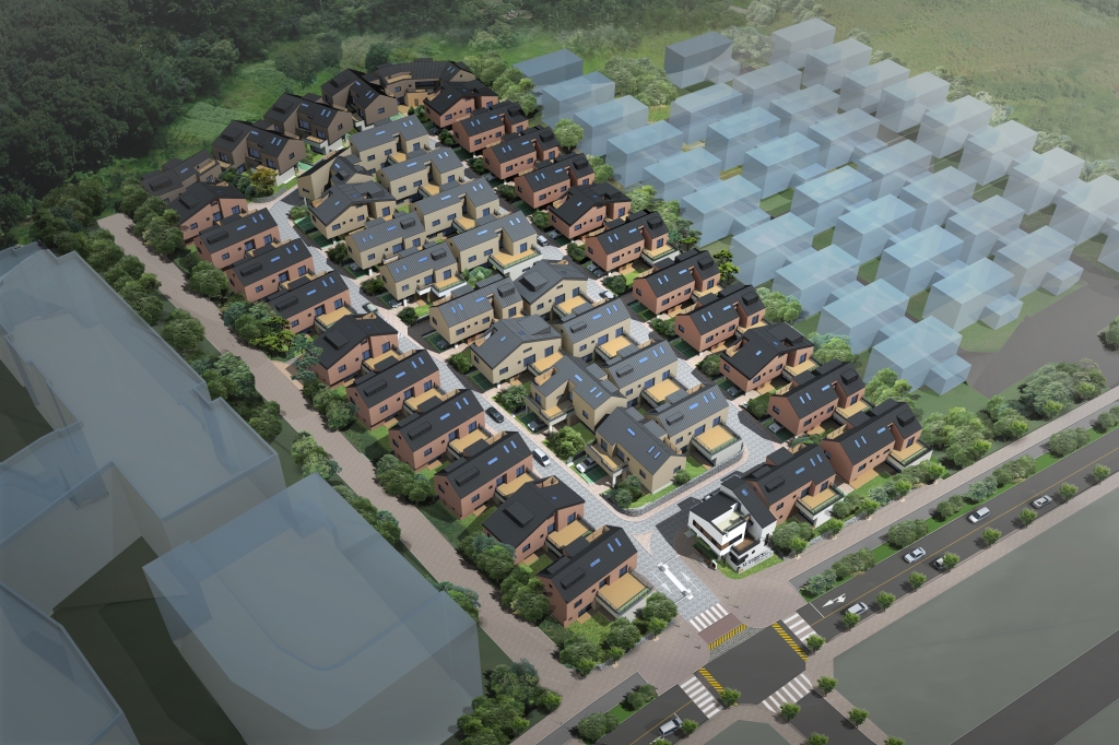 세종시 1-1생활권 B8BL 블록형 단독주택 신축공사